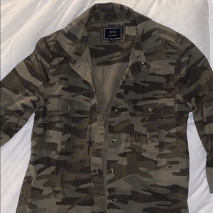 Button down camo jacket
